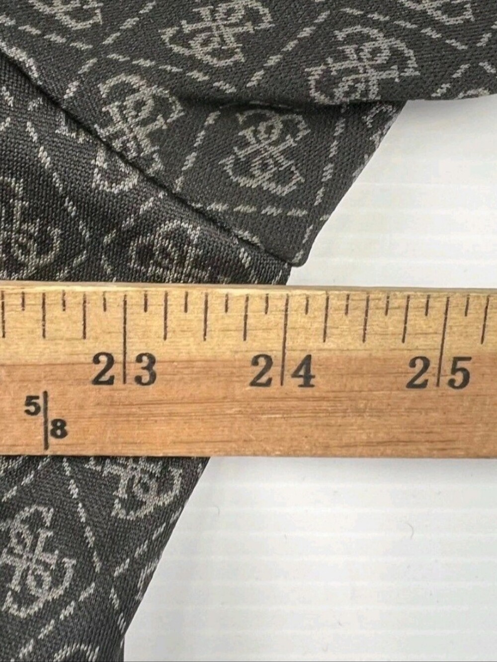 Guess Men's Black Monogram Zip Hoodie with Burgundy Stripe Size M - Picture 4 of 7